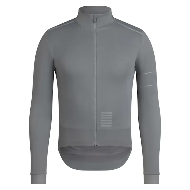 Rapha ProTeam long sleeve Jersey (S) 灰 Rapha Pro Team Long Sleeve Infinium Jersey Sage Grey/Silver